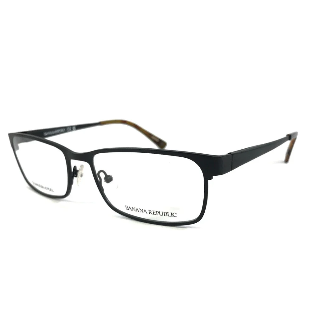 Banana Republic Eyeglasses Frame CARLYLE 0003 Satin Black Rectangle 54-17-145